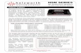 HSM SERIES - RF Synthesizers - Holzworth … · HSM SERIES RF Synthesizer Modules HOLZWORTH INSTRUMENTATION, INC. HSM Series Jan 2014 BOULDER, ... This direct-digital/direct-analog
