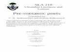 Pre-romantic poets - A - Z Directory | University of sites.· SLA 218 Ukrainian Literature and Culture