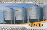 BULK FEED TANKS AND GRAIN HOPPER TANKS FARM HOPPER TANKS Hopper Tanks.pdf · Tall roof ribs are fully double ... Grain Hopper Tanks can be used for temporary storage, ... stability,