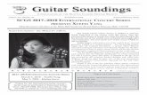 Guitar Soundings - seattleguitar.org · preSentS XuefeI YanG ... has become one of the world’s most acclaimed and sought-after ... An informal venue for acoustic instrumentalists