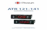 ATR 121-141 - Calex · User manual - ATR121/141 - 5 Introduction Thank you for choosing a Pixsys controller. Versions with three/four digits display are available and the