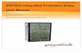 IPDB014 IPD User Manual - EMF Services1).pdf · IPD1V03 USER MANUAL IPD1V03 Integrated Protection Relay User Manual Issue: 10, August 2014 User Manual Part No: 110773 Designed and