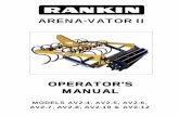 ARENA-VATOR II · 1 1 INTRODUCTION Congratulations on your choice of a Arena-Vator II to complement your conditioning and leveling operation. This equipment has been designed and