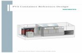 PVS Container Reference Design - Siemens · PVS Container Reference Design. ... designed to accommodate an oil-immersed or a cast-resin transformer. • 1000 kVA ... Length: 1,800