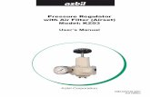 Pressure Regulator with Air Filter (Airset) Model: KZ03€¦ · KZ03 - Pressure Regulator with Air Filter (Airset) 1 1 : Description The Type KZ03 pressure regulator with air fi lter