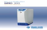 Mar Cor Purification WRO 300 - Water, Filtration ...WRO 300 Operator… · P/N 3027435 Rev. D Introduction 10 WRO 300 1.3 Alarm types 1.3.1 Notification Next time the WRO goes to