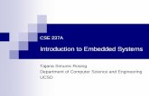 Introduction to Embedded Systemscseweb.ucsd.edu/classes/wi08/cse237a/handouts/L1-introduction.pdf · Introduction to Embedded Systems ... survey an area and submit a report via email