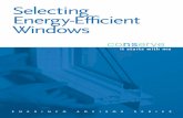 Selecting Energy-Efficient Windows - Alweather …1].pdf · Introduction Windows are a long-term investment. Smart shoppers purchase energy-efficient windows to protect themselves