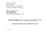 World Marketing WORLD STEEL - SteelBenchmarker™steelbenchmarker.com/files/OperationsManual.pdf · World Steel Exchange Marketing WORLD STEEL DYNAMICS SteelBenchmarker TM Operations