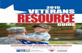 2015 VETERANS RESOURCE - United Way · Many of the organizations listed in this 2015 Veterans Resource Guide ... stability for low-income veteran families as well ... furniture, appliances