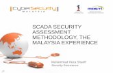 SCADA SECURITY ASSESSMENT METHODOLOGY, THE MALAYSIA EXPERIENCE · ASSESSMENT METHODOLOGY, THE MALAYSIA EXPERIENCE ... Cyber Security Training and Professional Certification ... RTU,