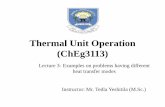 Thermal Unit Operation (ChEg3113) - Weeblytedclas.weebly.com/uploads/6/1/3/4/61341383/lectuer_3_-_h.t... · Thermal Unit Operation (ChEg3113) Instructor: Mr. Tedla Yeshitila (M.Sc.)