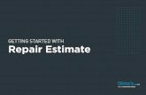 GETTING STARTED WITH Repair Estimate - … · GLASSS Repair Estimate Repair Estimate GETTING STARTED Thank you for purchasing Repair Estimate, the tool that increases your productivity
