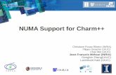 NUMA Support for Charm++ - University Of Illinoisjointlab-pc.ncsa.illinois.edu/events/workshop3/pdf/presentations/... · NUMA Support for Charm++ ... – NUMA API: developers do all!