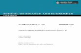 SCHOOL OF FINANCE AND ECONOMICSfinance.uts.edu.au/research/wpapers/wp94.pdf · School of Finance and Economics University of ... and feedback fiscal ánd monetary policy rules ...