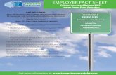 EMPLOYER FACT SHEET - troopstoenergyjobs.com · EMPLOYER FACT SHEET The military training received also provides job-specific training for: POWER PLANT OPERATOR ... such as electrohydraulic