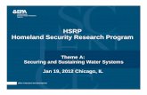 HSRP Homeland Security Research Program - … · EPANET-RTX (FY12), Prototype EPANET-RTX software and user manual (FY12), Report on an automated model calibration tool and application