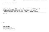 Modeling, Simulation, and Flight Characteristics of … · Modeling, Simulation, and Flight Characteristics of an ... the phugoid mode and to provide good flying qualities. ... Simulation,