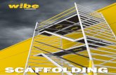SCAFFOLDING - Wibe Ladders · The side profiles for the platform have a grip-friendly design to make it easier to lift and carry them. ... Scaffolding height: Platform height: Work