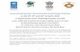 Concentrating Solar Thermal (CST) Technology Training of Reports/CST Technology Trianing... · 1 Concentrating Solar Thermal (CST) Technology Training on the 8th, 9th thand 10 of