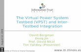 The Virtual Power System Testbed (VPST) and Inter- … · The Virtual Power System Testbed (VPST) and Inter-Testbed Integration August 10, ... –Several layers of protection similar