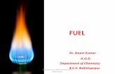 FUEL - Bakhtiyarpur College of Engineering · solid and liquid fuel. (ii) oy’s Gas Calorimeter is an apparatus to determine the ... To determine the CV of gas Junker's calorimeter