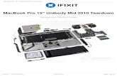 MacBook Pro 15' Unibody Mid 2010 Teardown · Stay tuned for an exciting look into one of Apple's latest revision of its MacBook Pro ... MacBook Pro 15" Unibody Mid 2010 Teardown ...