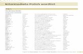 Intermediate Polish wordlist - I Liceum ...1lo-swiecie.home.pl/...english_file_INTERMEDIATE...English_Polish.pdf · Englis il Intermediate Third dition Polish Wordlist xfor niversit