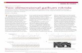 Materials synthesis: Two-dimensional gallium nitridehomepages.rpi.edu/~koratn/resources/publications/nmat4740.pdf · part of Springer Nature. All ... 2 NATURE MATERIALS | ADVANCE
