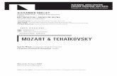 MOZART & TCHAIKOVSKY¨ - Amazon Web Servicesnaccnaca-eventfiles.s3.amazonaws.com/13656/mozart__tchaikovsky... · MOZART Piano Concerto No. 23 in A major, K. 488 26 minutes oConcerto