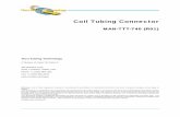 Coil Tubing Connector - corelab.com€¦ · Coil Tubing Connector MAN-TTT-740 (R01) page 1 Description The Coil Tubing Connector is designed to be used on coil tubing having a diameter