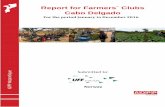 Report for Farmers´ Clubs Cabo Delgado - uffnorge.org€¦ · The campaign for literacy among all the Farmers’ Clubs members continue and the project expect that more members are