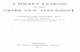 Textkit- Greek and Latin Learning Tools …cdn.textkit.net/AS_Pocket_Lexicon_Greek_New_Testament.pdf · Title: Pocket Lexicon to the Greek New Testament Author: Alexander Souter Keywords: