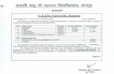 Reqruitment of Teaching Post for Various Department … · CHI-IATRAPATI SHAHU Jl MAHARAJ UNIVERSITY KANPUR REVISED APPLICATION FORM FOR TEACHING POSTS Self attested ... Date of Birth