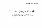 Home Study Guide - Ontario Wildlife Rescue Home Study... · 2014-02-21 · 1 ACKNOWLEDGMENTS The Study Guide for the Ontario Wildlife Rehabilitation Exam and Exam Booklet for the