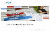 Tipos de papel admitidos - KONICA MINOLTA Spain .“Media Guide for bizhub Office Systems ... 421/501