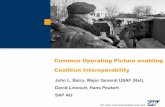 Common Operating Picture enabling Coalition Interoperability · Common Operating Picture enabling Coalition Interoperability John L. Barry, Major General USAF (Ret), David Lincourt,