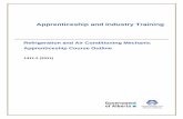 014 Refrigeration and Air Conditioning Mechanic … · - 1 - Refrigeration and Air Conditioning Mechanic Table of Contents Apprenticeship ...