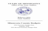 STATE OF MINNESOTA · STATE OF MINNESOTA Office of the State ... Legal/Special Investigations - provides legal analysis and counsel to the Office ... as well as weed and pest control.