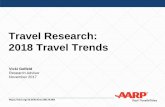 AARP Travel Research: 2018 Travel Trends · Travel Research: 2018 Travel Trends Vicki ... * Traveler defined as one who has taken a leisure trip in the past 2 years and anticipates