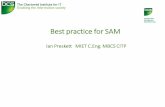 Best practice for SAM - bcs.org · Best practice for ISO 20000 service management is IT infrastructure ... Verification and compliance Relationship and contract Service ... check