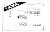 Technical Report 1169 May 1987 Flat Plate Drag Reduction ... · (00 OTC FILE cpa0 0%0 40 Technical Report 1169 May 1987 Flat Plate Drag Reduction in a Water Tunnel Using Riblets DTIC