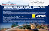 AUTHORIZED VISA AGENT - SINGAPORE - Kanoo Travelkanootravel.com/UAE/Documents/AuthorizaVisaAgent.pdf · Democratic People's Republic of Korea (DPRK), India, People's Republic of ...