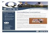 2010 Formalizing Innovation - QNET Manitoba QNEWS December.pdf · to success is to “integrate innovation into the strategic planning effort”. An ... University of Manitoba ...