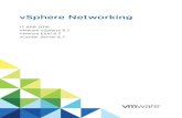 vSphere Networking - VMware vSphere 6 · Applying Networking Policies on a vSphere Standard or Distributed Switch 92 Configure Overriding Networking Policies on Port Level 93 ...