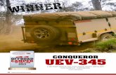 PRESENTED TO A militAry-grAde rig thAt pAcks ... - Conqueror · CONQUEROR UEV-345 A militAry-grAde rig ... As with the entire Conqueror range, the ... The water tank fillers are easily