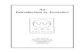 An Introduction to Acoustics · An Introduction to Acoustics Mark Huckvale Phonetics and Linguistics University College London  Fifth Edition September 2005