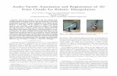 Audio-Tactile Annotation and Registration of 3D …jsinapov/papers/sinapov_hrl_icra2013_ws... · Audio-Tactile Annotation and Registration of 3D Point Clouds for Robotic Manipulation