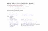 In a two-pass assembler - University of Iowahomepage.divms.uiowa.edu/~ghosh/6016.4.pdf · How does an assembler work? In a two-pass assembler PASS 1: Symbol table generation PASS