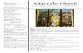 Saint Luke Church - Whitestone, NY · Rite of Christian Initiation ... At the annual Mass & Investiture of the Equestrian Order of the Holy Sepulchre of ... ALTAR BREAD ALTAR WINE